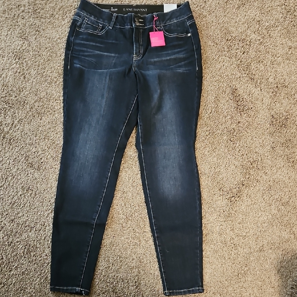 Lane Bryant Sized 16 Women's Skinny Long Jeans - tummy tightening technology